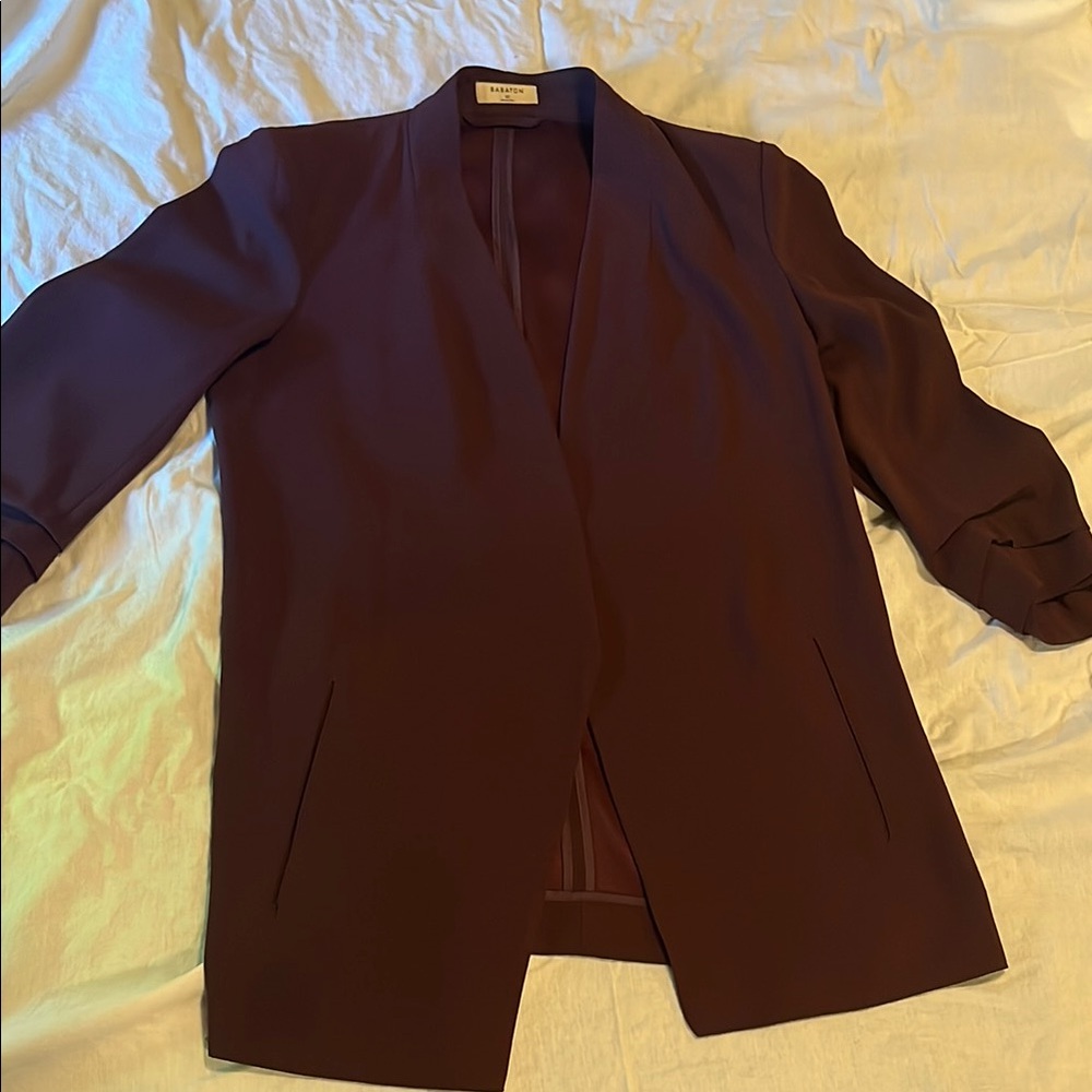 Aritzia Women's Blazer in Deep Brown